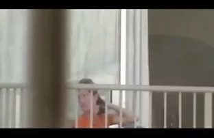 XXX घरगुती Blowjob, दाट तपकिरी रंगाचे केस क्लोज अपसाठी